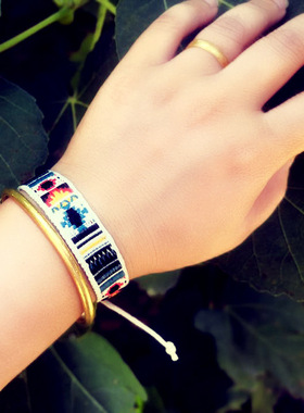 手工简约手链布艺民族风