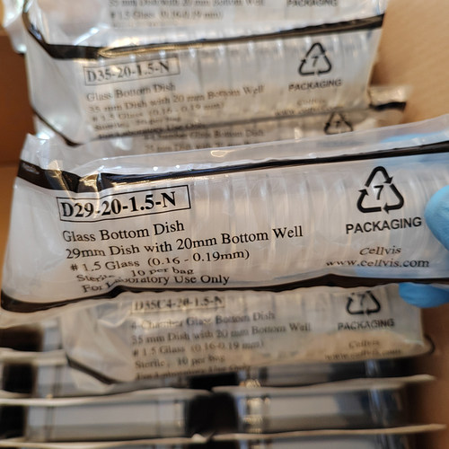 Cellvis共聚焦专用培养皿 D29-10-1-N/D29-20-1.5-N玻璃底培养板 - 图1