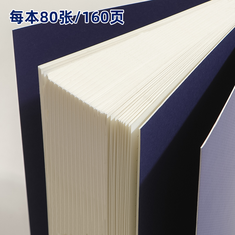 康奈尔笔记本a4大学生考研备考横线本子大号方格记事本初中生课堂学习作业本b5加厚空白网格记录本复古格子本-图2