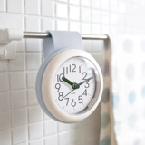 Ванная настенные часы силиконовая кухонная смола водонепроницаемая чашка всасывания