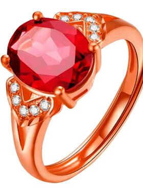 轻奢玫瑰金镶锆石三件套浪漫优雅提气场戴舒适订婚纪念生日惊喜