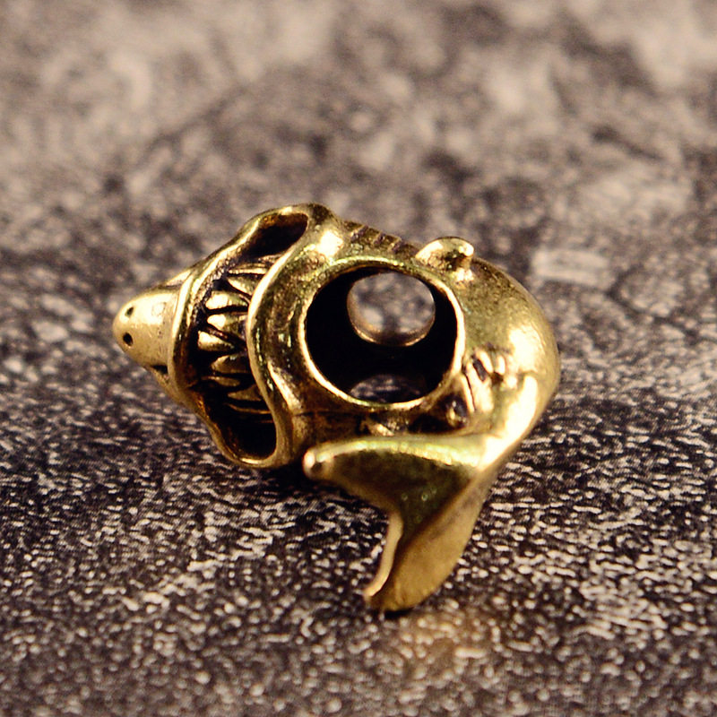 个性小鲨鱼黄铜刀坠EDC项链吊坠钥匙扣挂件DIY伞绳拉链配饰,淘宝优惠券,粉丝福利购,淘宝优惠卷