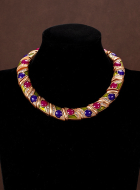 中古风vintage复古风耳钉小众设计感高级轻奢气质百搭项链耳钉