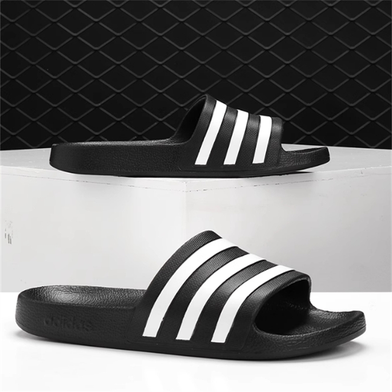 正品Adidas阿迪达斯男女拖鞋2024夏新款运动沙滩耐磨凉拖F35543 - 图0