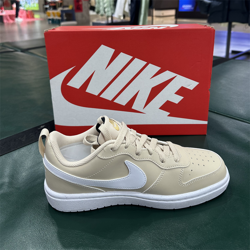 正品Nike/耐克春季女鞋2024新款COURT运动休闲鞋板鞋 FZ3136-100 - 图1