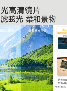 台湾UV100太阳眼镜户外偏光墨镜