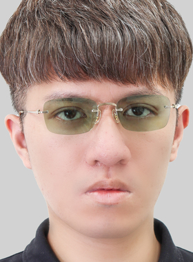 OliverPeoples超轻纯钛无框墨镜