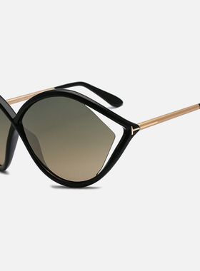 汤姆福特时尚镂空显瘦女太阳镜