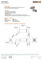 Sonion Sound Yangsing Iron Unit E50DT0005 D Composite High Frequency Unit