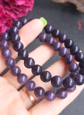 天然珠宝舒俱来矿石单圈手串