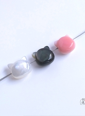 diy手链挂件小猫咪包金配饰吊坠