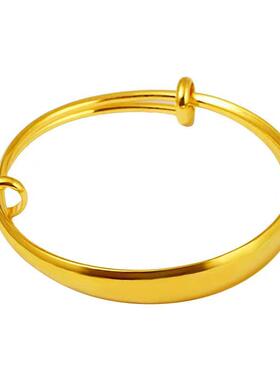 18k黄金色轻奢小众手镯