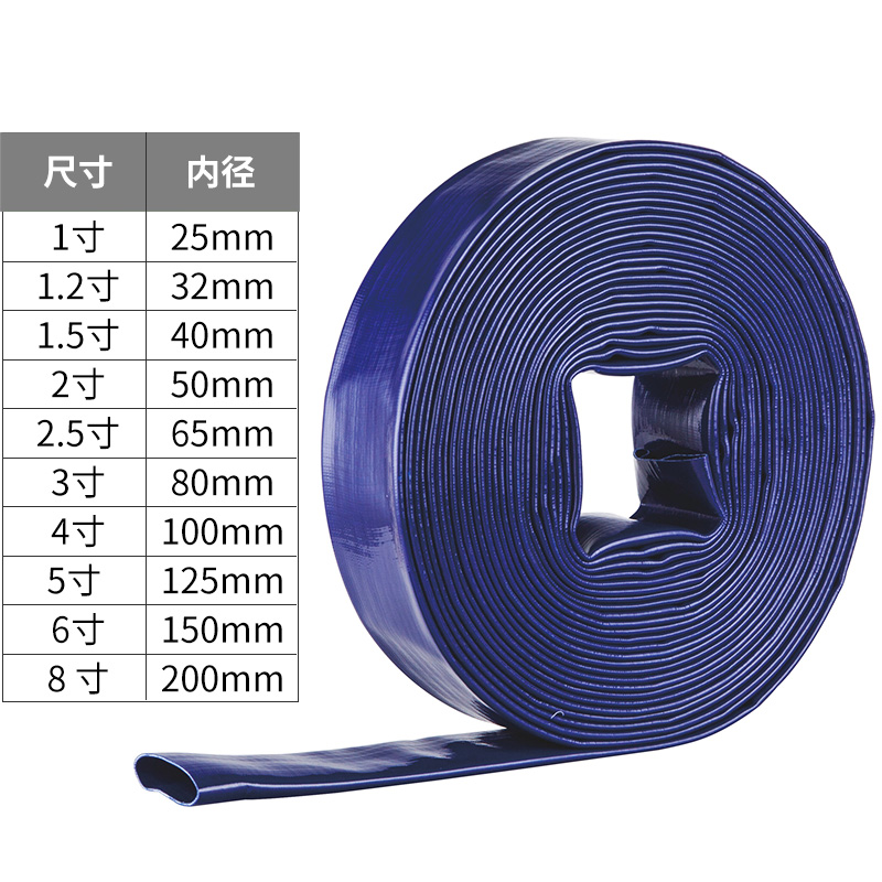 污水泵潜水泵水带水管1寸2寸3寸4寸5寸6寸7寸8寸防爆防冻消防软管