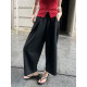 Aqiu minimalist waist elastic suit pants ເກົ້າຈຸດ