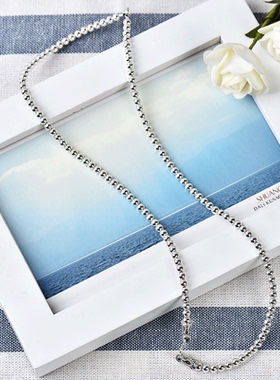 简约挂链银银链子男女同款