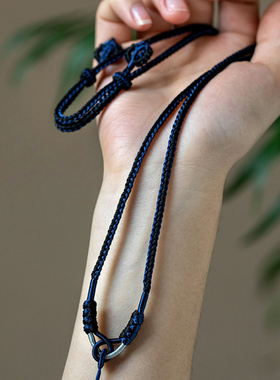 编织棉线手工挂脖男女通用吊坠绳