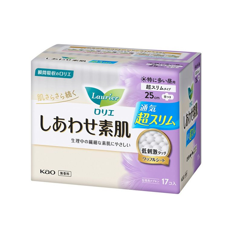 日本花王卫生巾日用夜用姨妈巾棉柔护翼亲肤干爽超薄透气经期安心-图3