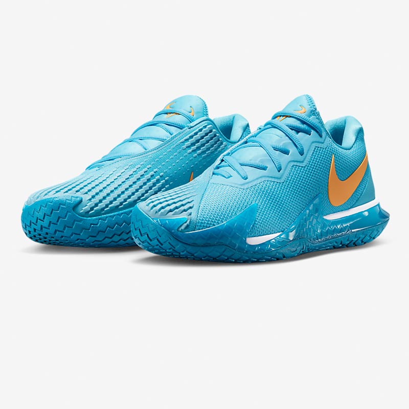 Nike Court Zoom Vapor Cage 4 Rafa海蓝橙 硬地网球鞋DD1579 400 - 图3