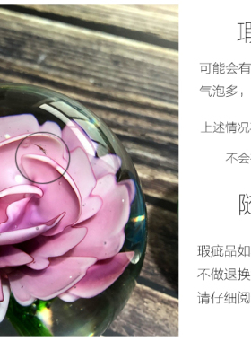 桌面手工摆件万璃琉璃北欧