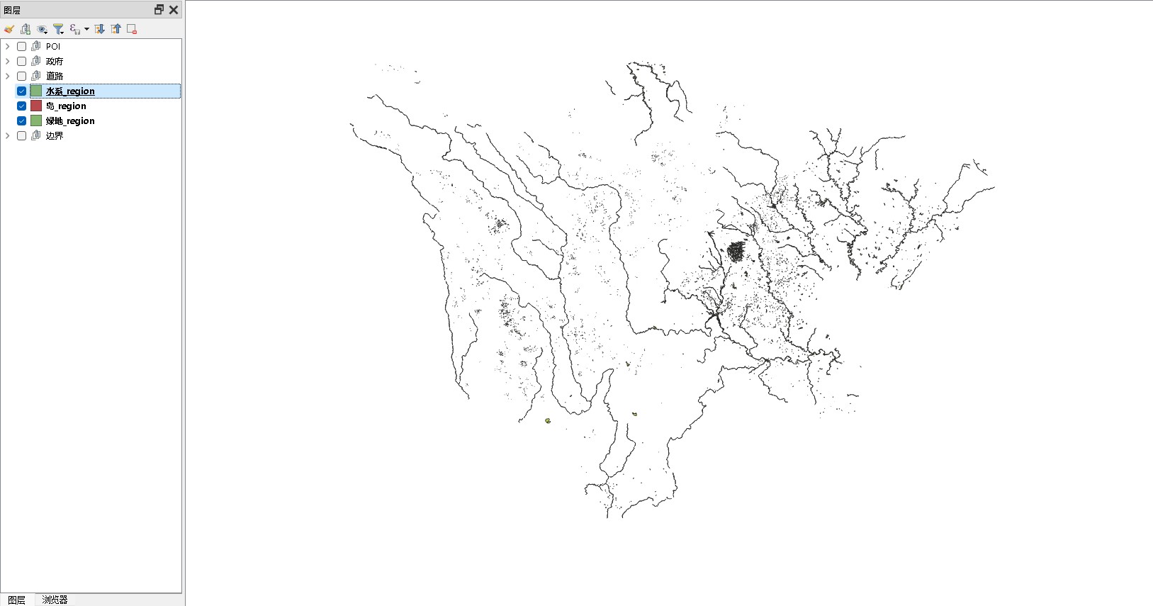 四川地图源文件SHP源文件QGIS源文件GEOJSON源文件_00001 - 图2