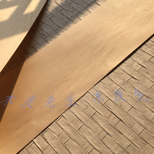 加拿大枫木 精品0.5毫米 纯实木 枫木花纹 实木贴皮 厚皮 - 图1