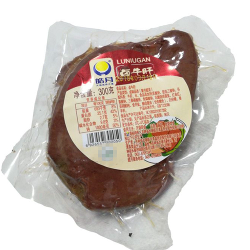 清真五香牛肝皓月卤牛肝1件包邮3袋*300g清真熟食即食牛肝 - 图3