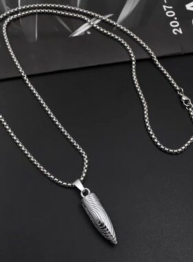 子弹壳工艺品子弹吊坠男女挂件配饰真弹壳实心子弹头项链时尚礼品