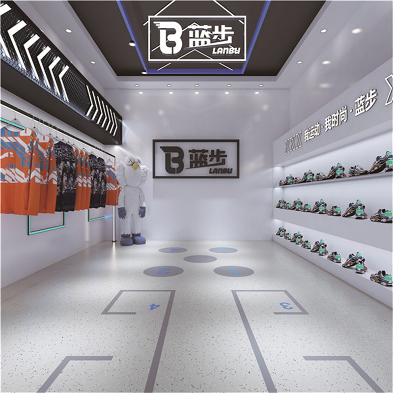 珠宝鞋子服装美妆柜运动商城场景主播带货直播间背景布3d立体高清