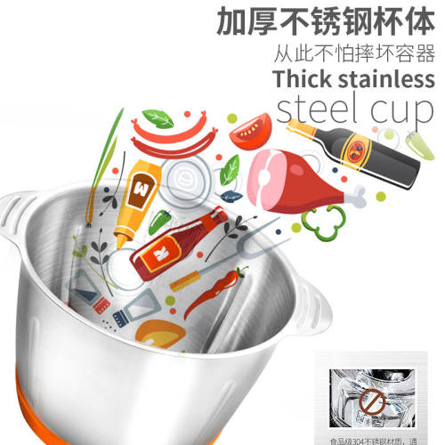 伯旺电动绞肉机家用多功能小型搅打不锈钢大容量功率商用电碎菜器 - 图2
