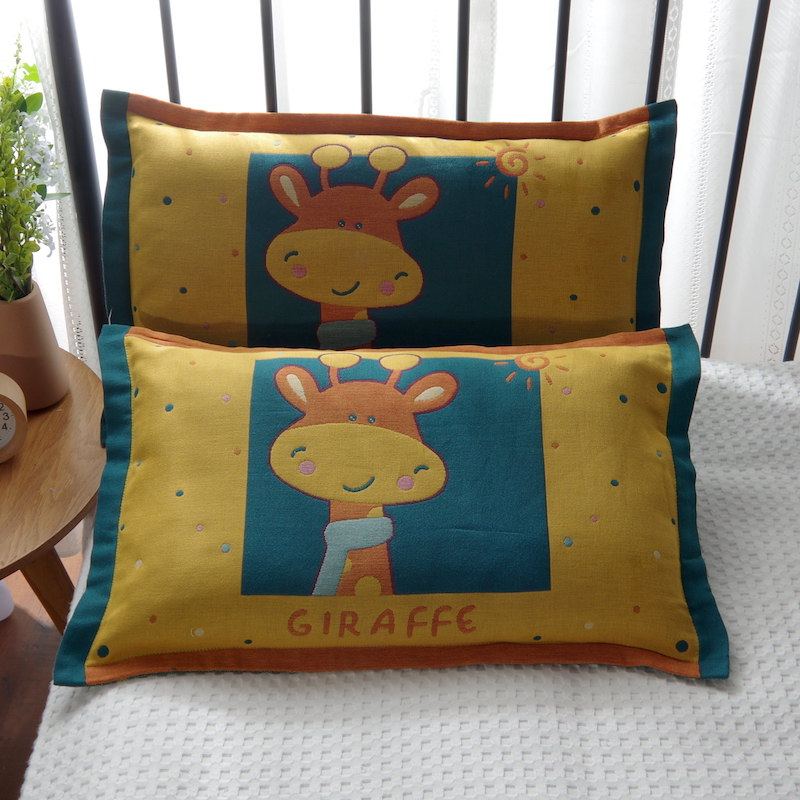 儿童枕套纯棉纱布无荧光柔软透气加厚全棉枕头套宝宝幼儿园枕芯套,淘宝优惠券,粉丝福利购,淘宝优惠卷