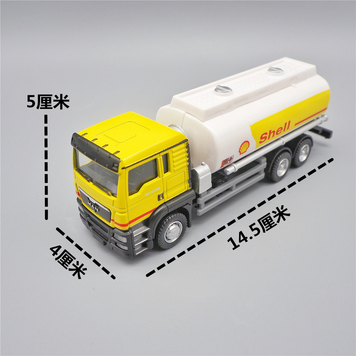 新品推荐合金车模MAN TGS/SCANIA油罐车卡车玩具摆件1:64盒装 - 图2