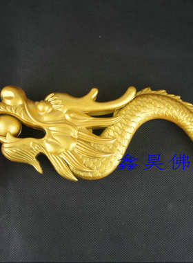 香炉寺庙树脂木雕龙头手炉手柄大小号寺庙