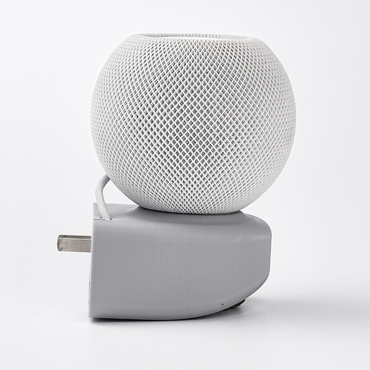 适用苹果音箱 HomePod mini电线收纳挂墙底座支架免钉牢固3D打印