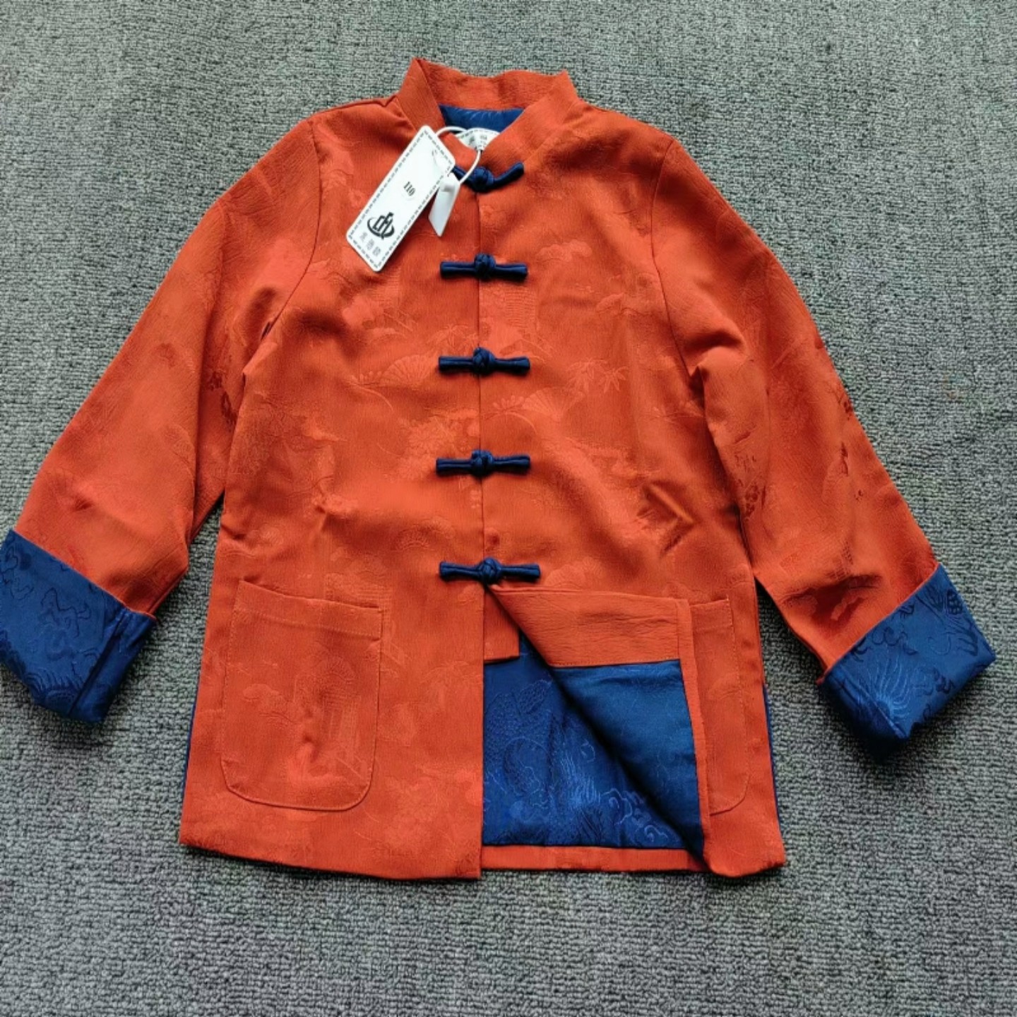 男童汉服品质感儿童唐装秋日氛围感美拉德撞色新中式国风提花外套,淘宝优惠券,粉丝福利购,淘宝优惠卷