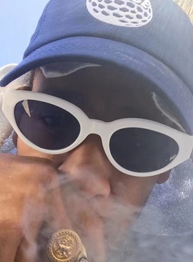 日常素颜猫眼个性男女眼镜