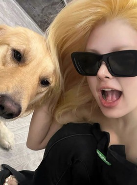 猫眼辣妹女生防紫外线眼镜