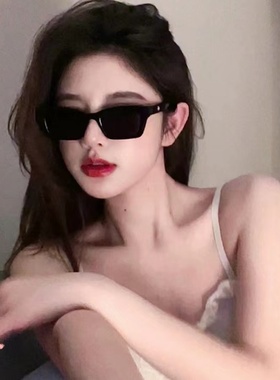 方形甜酷女生个性眼镜