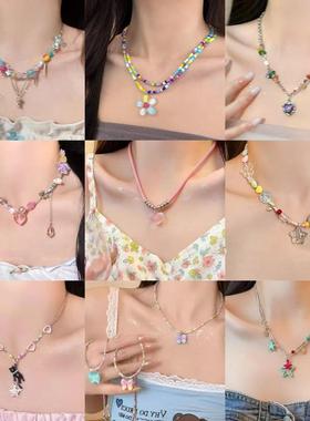 项链盲包各种材质酷女孩