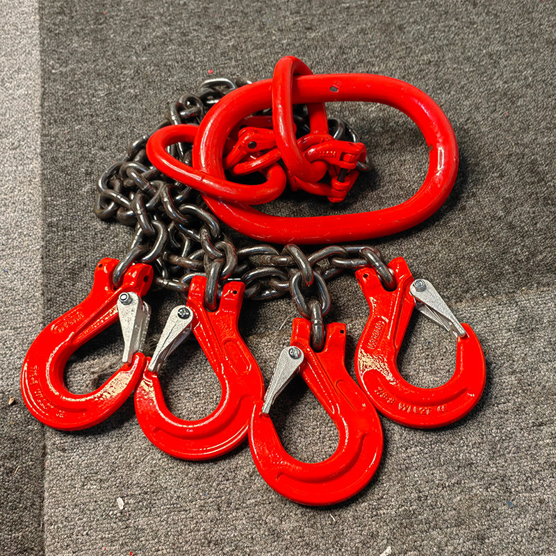 双腿四腿链条吊钩G80锰钢起重链条索具行车吊链成套组合吊钩吊具,淘宝优惠券,粉丝福利购,淘宝优惠卷