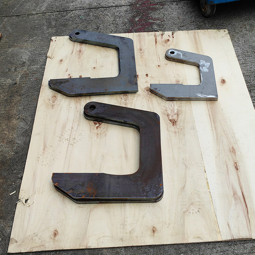 水泥管吊钩水泥涵管专用挂钩吊钩锰钢板吊钩C型大开口吊钩管钩子 - 图1