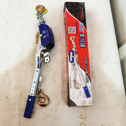 邦强牌双钩紧线器拉紧器2吨3吨4吨钢丝绳牵引器电力手扳紧绳器 - 图0
