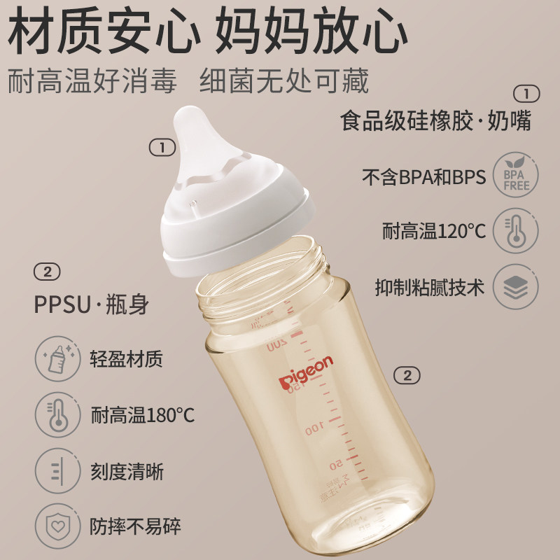 【李佳琦旅游出行专场】贝亲新生儿玻璃ppsu奶瓶奶嘴马年礼盒,淘宝优惠券,粉丝福利购,淘宝优惠卷