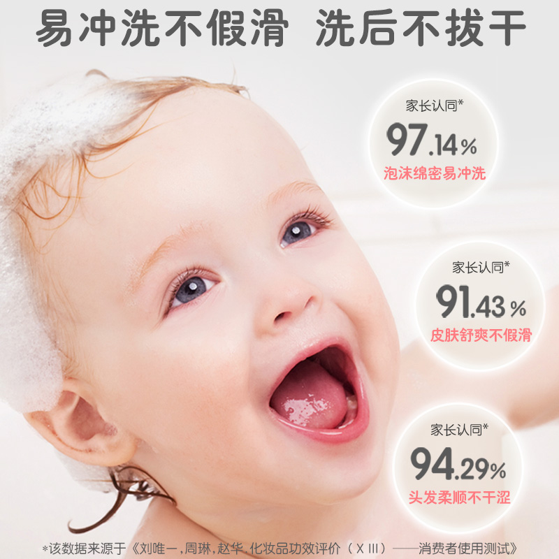 婴儿洗护桃子水春夏舒缓滋润洗浴二合一桃叶套装贝亲官方旗舰店