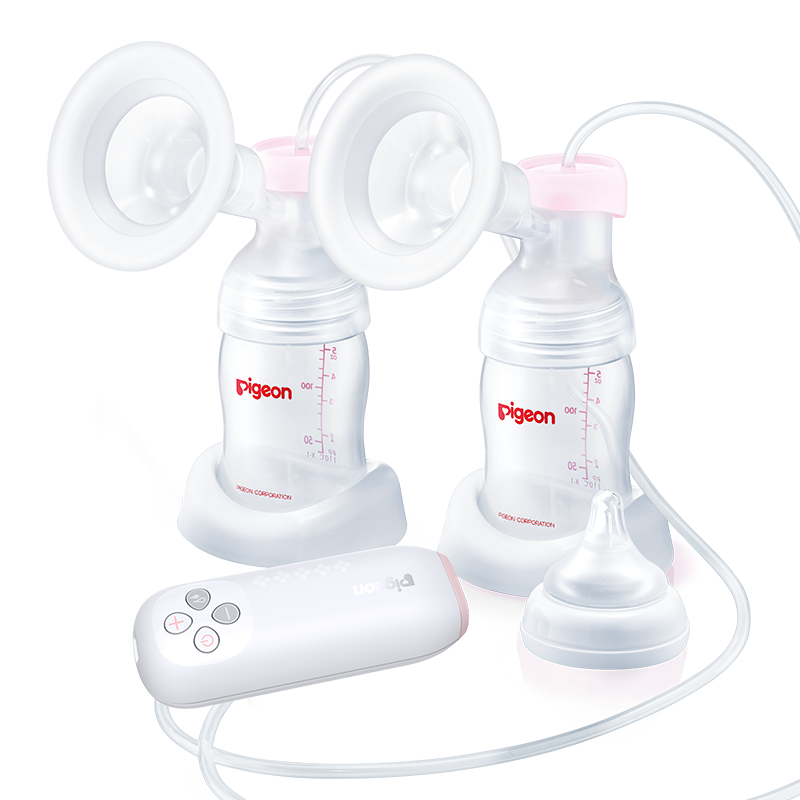 【新品】贝亲旗舰店双边纤细吸奶器 贝亲吸奶器