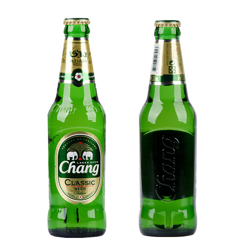 包邮泰国进口啤酒泰象啤酒Chang beer双象啤酒320ml*24瓶-图2