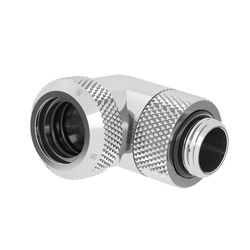 Barrow 黑/亮银 外径14mm 90度旋转硬管快拧接头 TWT90KND-K14 - 图3