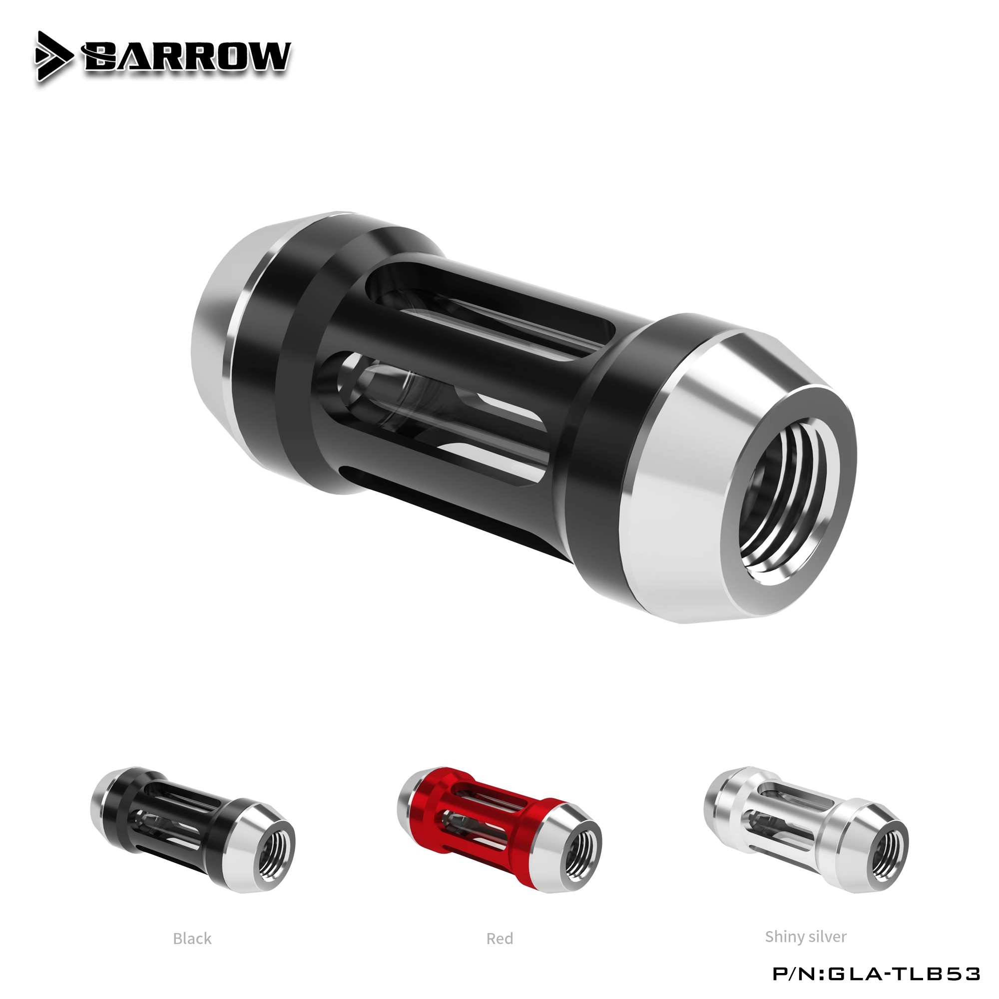 Barrow水冷系统双内牙过滤器（复合版）台式电脑散热器 GLA-TLB53 - 图1