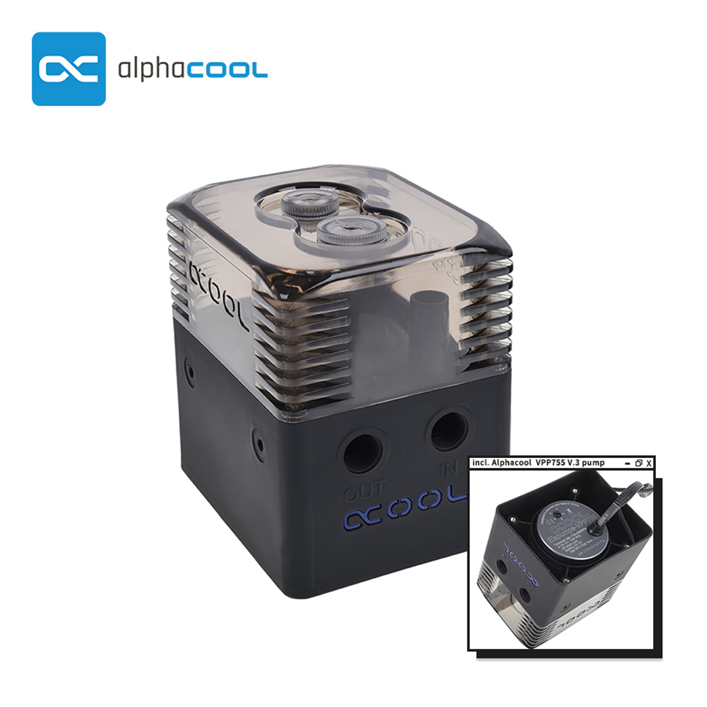 欧酷 Alphacool 水泵水箱一体式 D5/ DDC/ DC-LT泵版 - 图0