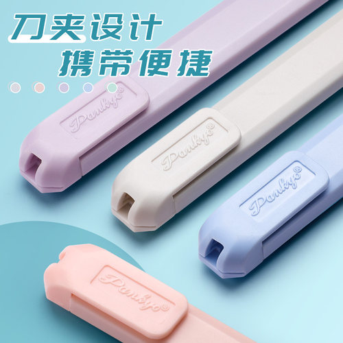 黑刃30度美工刀壁纸刀刀片快递刀开箱小刀裁纸刀手工刀批发拆快递拆包裹专用美工刀具小号刀子美术削笔刀小型 - 图2