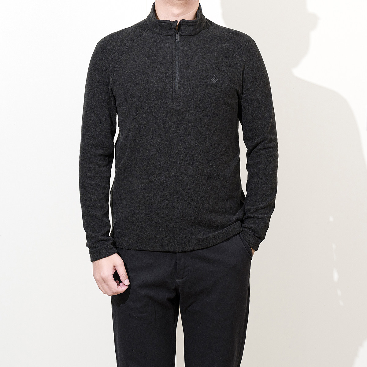 25冬玛汀 柔软保暧半拉链高领摇粒绒混纺蚕丝羊毛打底衫抓绒衣男,淘宝优惠券,粉丝福利购,淘宝优惠卷